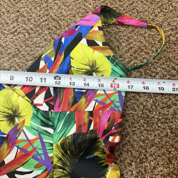 Milly “Liz” Tropical Print Sleeveless Dress Sz 10 $365 Retail EUC - Picture 4 of 11